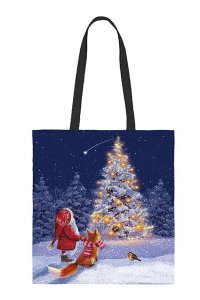 СУМКА ШОППЕР ТЕКСТИЛЬНАЯ 350*420 АРТ.0432 223 ЗИМА