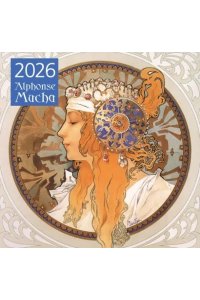 К-РЬ НАСТ 2026 АЛЬФОНС МУХА 300*300ММ А4 СКРЕПКА 967-8