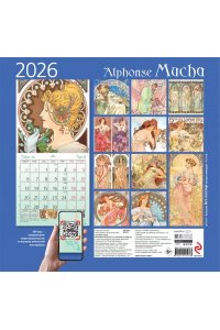 К-РЬ НАСТ 2026 АЛЬФОНС МУХА 300*300ММ А4 СКРЕПКА 967-8
