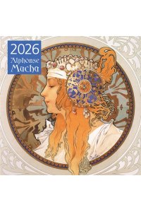К-РЬ НАСТ 2026 АЛЬФОНС МУХА 300*300ММ А4 СКРЕПКА 967-8