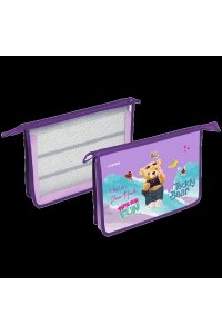 ПАПКА Д/ТРУДА 1 ОТД А4 МОЛНИЯ СВЕРХУ 80 ММ TEDDY BEAR ФОЛЬГА КОНГРЕВ DEVENTE 8054494