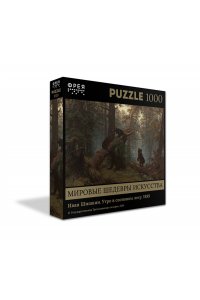 ПАЗЛЫ 1000 ФРЕЯ ТРЕТЬЯК ГАЛЕР УТРО В СОСНОВОМ ЛЕСУ ШИШКИН GTG-PZL-1000/01 (0565)