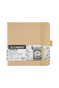 СКЕТЧБУК SKETCHMARKER 80Л 12*12СМ БЛАГОРОДНЫЙ БЕЖ АРТ.24048102SM (5454)
