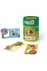 ИГРОВОЙ НАБОР ПАЗЛЫ И КАРТОЧКИ С ЗАДАН ЛЕСНАЯ ЖИЗНЬ 200108 (2749)