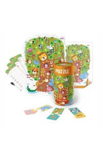 ИГРОВОЙ НАБОР ПАЗЛЫ И КАРТОЧКИ С МАРКЕРОМ ВОЛШЕБНОЕ ДЕРЕВО 200115 (2831)