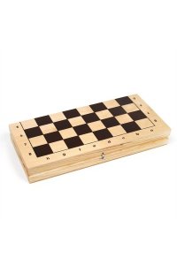 НАСТ ИГРА ШАХМАТЫ ТУРНИРНЫЕ (ФИГУРЫ ДЕРЕВО, ДОСКА ДЕРЕВО 43*43СМ) СИМА-ЛЕНД АРТ.2879454