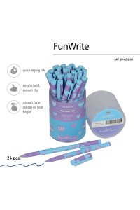 РУЧКА ШАР СИН FUNWRITE СЕРДЕЧКИ. ЭМОЦИИ. ГОЛУБОЕ НЕБО 0.5 BRUNO VISCONTI 20-0212/90 (1376)