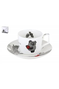 ПАРА КОФЕЙНАЯ КРУГЛАЯ 220МЛ ВИННИ ПУХ АРТ.HD2306-CS3 (3313)