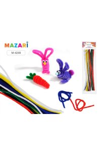 ПРОВОЛОКА СИНЕЛЬНАЯ D=0.6 СМ ОДНОТОННАЯ ФИГУРНАЯ ( 30 СМ 30 ШТ) MAZARI M-4249 (9331)