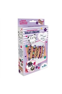 НАБОР Д/ТВОРЧ УКРАШЕНИЕ ПЯТЬ БРАСЛЕТОВ VIOLET DREAMSАРТ.05887/09032 (0320)