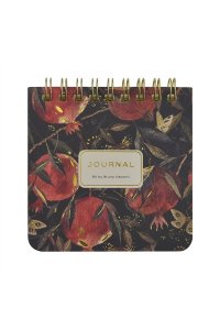 БЛОКНОТ 60Л А6 90*90 ММ POCKET JOURNAL СПИРАЛЬ FLORA.ГРАНАТ BV 3-649/11 (2679)