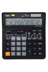 КАЛЬКУЛЯТОР 12 РАЗР НАСТ БУХГАЛТЕРСКИЙ 150,2Х160,4Х33 DELI EM01020 (0695)