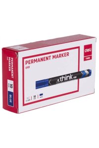 МАРКЕР ПЕРМ DELI THINK 1,5-5 ММ СИНИЙ EU10130 (1008)