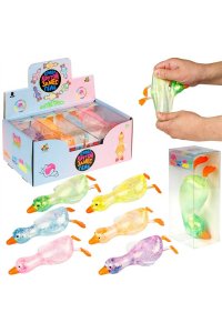ИГРУШКА ЖМЯКА КРУТОЙ ЗАМЕС СУПЕРГЕЛЬ ГУСЬ ПРОЗРАЧНЫЙТ26390 (1305)