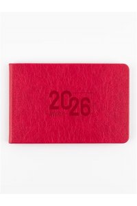 ПЛАНИНГ 2026 64Л 160*105 АЛЬФА-ТРЕНД БЕРГАМО КРАСНЫЙ 310106 (6106)