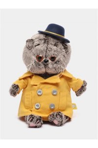 ИГРУШКА МЯГ БАСИК BABY (В ТРЕНЧЕ И ШЛЯПКЕ) АРТ.BB-113 (3334)