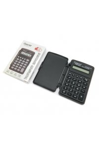 КАЛЬКУЛЯТОР 8 РАЗР КАРМАННЫЙ 10*6*1 СМ ЧЕРНЫЙ С ПЛАСТ КРЫШКОЙ CN-8/CC-317 (1246)