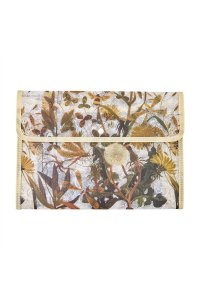 ПАПКА КОНВЕРТ НА КНОПКЕ С ОКАНТОВКОЙ А4 FLORA.SUMMER GREENS BRUNOVISCONTI 14-030/13 (7682)