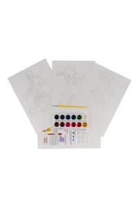 СКЕТЧИНГ АКВАРЕЛЬЮ ИСТОРИИ ЮНЫХ НИНДЗЯ 