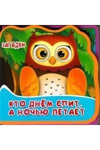 Книжка с мягкими пазлами. Кто днем спит, а ночью летает