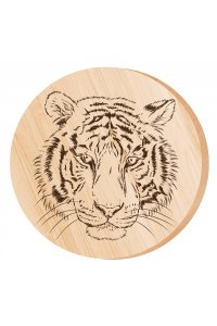 НАБОР Д/ВЫЖИГАНИЯ ДОЩЕЧКА ТИГР (КРУГ 185 ММ) *ДК* АРТ.04465