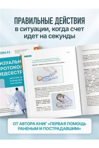 Рогозина И.В. Визуальный протокол медсестры. Действия при жизнеугрожающих состояниях. Пошаговые схемы, наглядные иллюстрации и тесты для самоконтроля