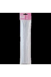 ПРОВОЛОКА ПУШИСТАЯ ШЕНИЛ (0,6*30 СМ 30 ШТ) БЕЛАЯ DEVENTE 8000062 (9038)