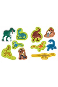 В мире динозавров (с наклейками)