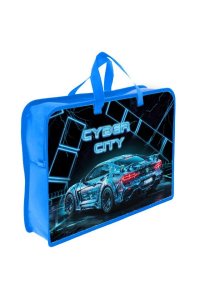 ПАПКА С РУЧКАМИ А4 75 ММ ПТ-14-4 CYBER CITY (ТЕСЬМА) ОНИКС 87511 (9168)