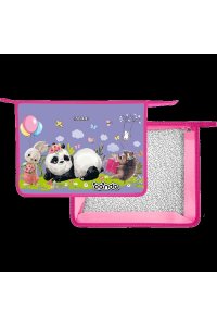 ПАПКА Д/ТЕТР 1 ОТД А4 НА МОЛНИИ 50 ММ ФОЛЬГА КОНГРЕВ PANDA DEVENTE 8053200