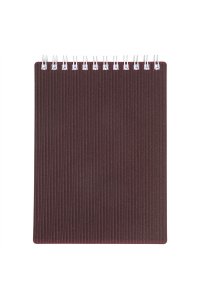 БЛОКНОТ 80Л А6 ХАТБЕР СПИРАЛЬ ПЛАСТИК VELVET БОРДО АРТ.80Б6В1ГР_01606 (2327)