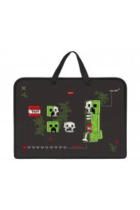 ПАПКА С РУЧКАМИ А4 70 ММ НА МОЛНИИ PIXEL BOOM (ПЛАСТИК) HATBER AMN_08095 (5347)