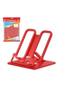 ПОДСТАВКА Д/КНИГ ПЛАСТИК ERICH KRAUSE BASE CLASSIC КРАСНАЯ 58030
