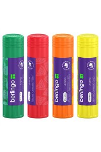 КЛЕЙ-КАРАНДАШ 25 ГР BERLINGO AROMA (ЯБЛОЧНЫЙ СОК, АРБУЗ, САХАРНОЕ ПЕЧЕНЬЕ, АНАНАС) АРТ. FPP_25200