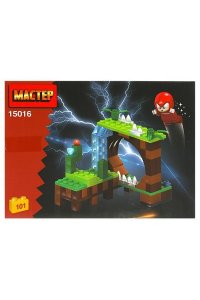 КОНСТРУКТОР СУПЕР-ЁЖИК (КРАСНЫЙ) 101 ДЕТ/358918/15016-KY (9534)