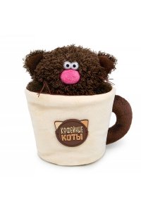 ИГРУШКА МЯГ КОФЕЙНЫЙ КОТ ЭСПРЕССО КОЛЛЕКЦИЯ 