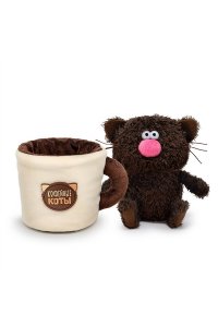 ИГРУШКА МЯГ КОФЕЙНЫЙ КОТ ЭСПРЕССО КОЛЛЕКЦИЯ 