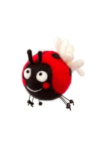 НАБОР ДЛЯ ВАЛЯНИЯ БОЖЬЯ КОРОВКА БОБА