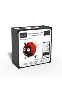 НАБОР ДЛЯ ВАЛЯНИЯ БОЖЬЯ КОРОВКА БОБА