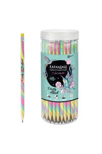 КАРАНДАШ Ч/Г С ЛАСТ ФЕНИКС+ HB ПТИЧКА АРТ.57475