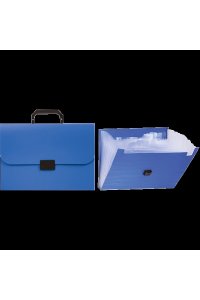 ПОРТФЕЛЬ ПАПКА А4 6 ОТД ATTOMEX СИНИЙ 3073703