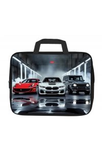 ПАПКА С РУЧКАМИ А4 40 ММ ТЕКСТИЛЬ AUTO WORLD HATBER NSN_31121 (1164)
