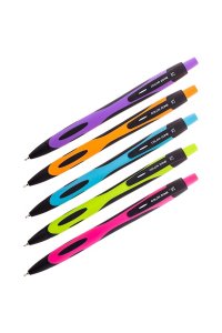 РУЧКА АВТ ШАР СИН BERLINGO COLOR ZONE 0,7 ММ В АСС АРТ.CBM_70950 (8584)
