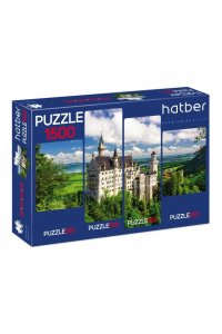 ПАЗЛЫ 250+500+500+250 HATBER PREMIUM (4 КАРТИНКИ) ЗАМОК В ГОРАХ АРТ.Ч1500П32_10982