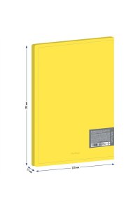 ПАПКА С 20 ВКЛ BERLINGO SOFT TOUCH 17ММ 700МКМ ЖЕЛТАЯ DB4_20984 (3025)