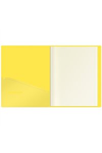 ПАПКА С 20 ВКЛ BERLINGO SOFT TOUCH 17ММ 700МКМ ЖЕЛТАЯ DB4_20984 (3025)