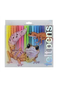 ФЛОМАСТЕРЫ 18ЦВ CUTE FRIENDS. ГЕККОНЧИК *BV* 32-0025/01 (2587)