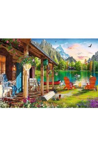 ПАЗЛЫ 500 TREFL ХИЖИНА В ГОРАХTR37408