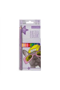 КАРАНДАШИ 12ЦВ EASYCOLOR ПАСТЕЛЬНЫЕ (ТРЕХГРАННЫЕ) *BV* АРТ.30-0131 (2285)