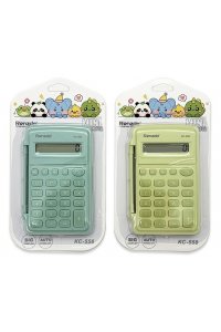КАЛЬКУЛЯТОР 8 РАЗР КАРМАННЫЙ 10*6,5*1СМ RENZDO С ПЛАСТ КРЫШКОЙ DI-768 KC-558 (3110)